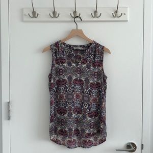 Paisley patterned tank